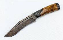 Боевой нож  Авторский Нож из Дамаска №27