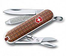Мультифункциональный инструмент Victorinox Нож перочинный Victorinox Classic The Chocolate 0.6223.842 58мм 7 функций дизайн Шоколад