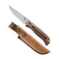 Нож для снятия шкур Benchmade Saddle Mountain Hunt Wood 15007-2