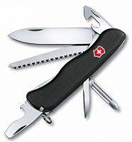 Боевой нож Victorinox Нож перочинныйTrailmaster 0.8463.3 с фиксатором лезвия 12 функций черный